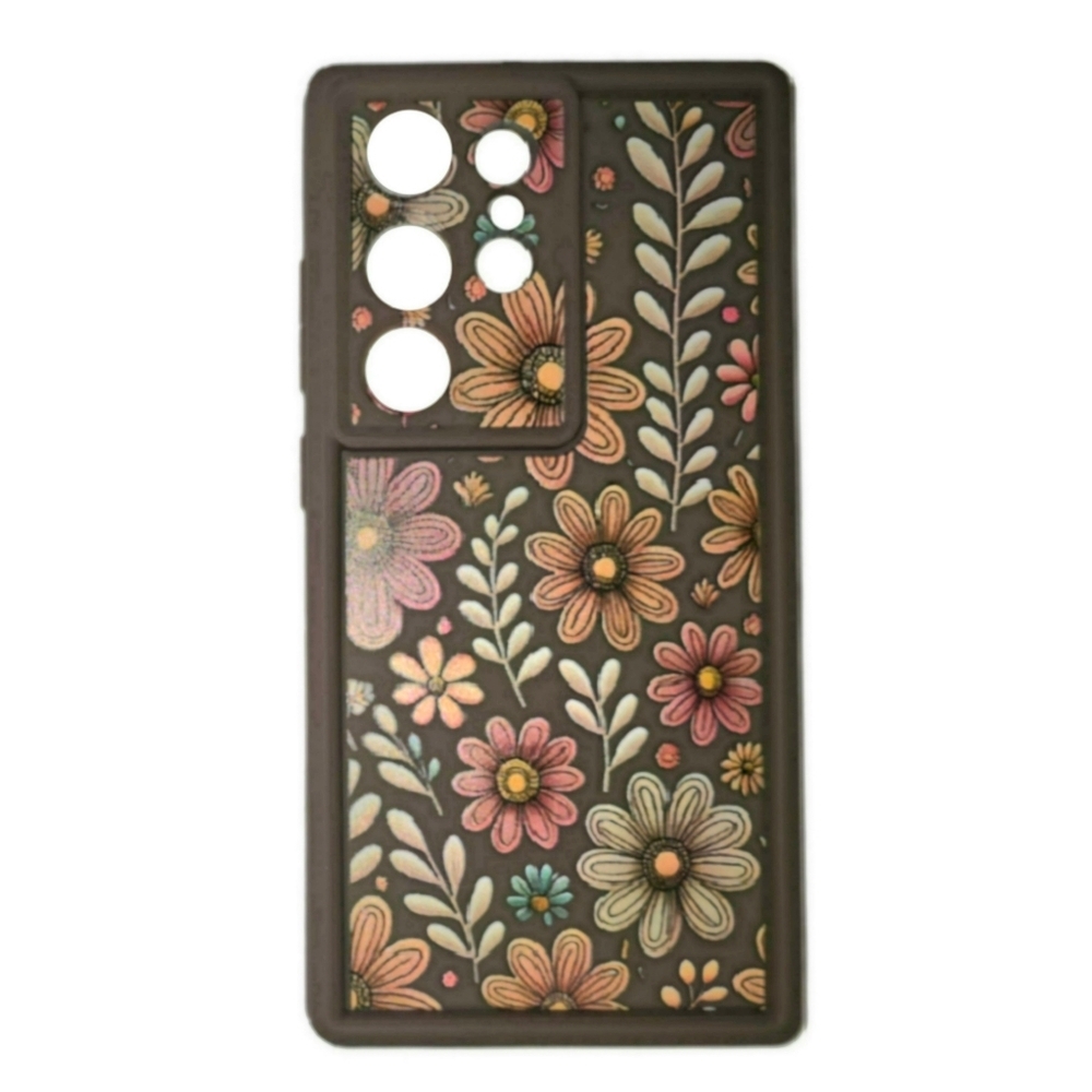 Silicone Case - Samsung Galaxy S24 Ultra - Fall Floral - NEW